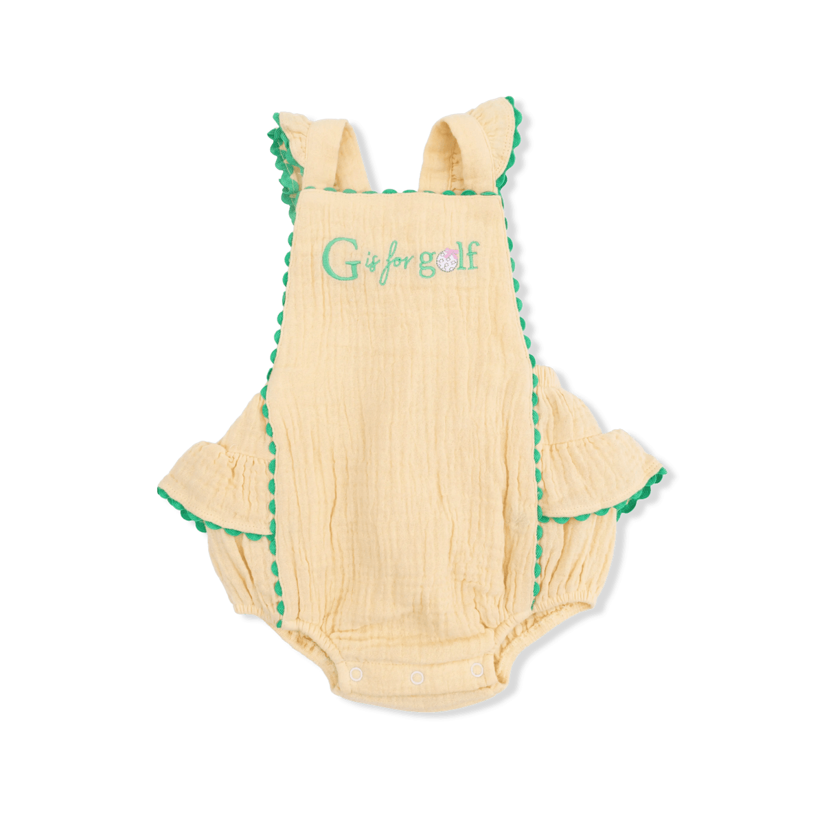 Angel Dear G is for Golf - Ric Rac Ruffle Sunsuit - 