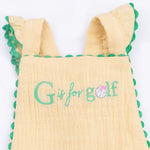 Angel Dear G is for Golf - Ric Rac Ruffle Sunsuit - 
