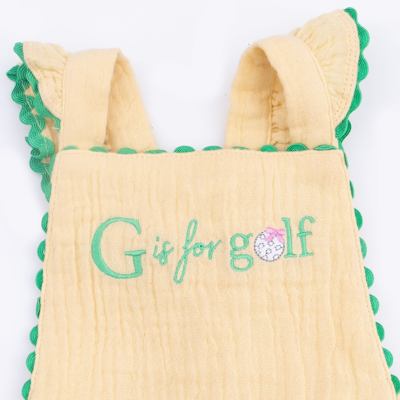 Angel Dear G is for Golf - Ric Rac Ruffle Sunsuit - 