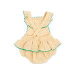Angel Dear G is for Golf - Ric Rac Ruffle Sunsuit - 