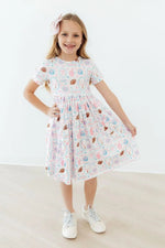 Mila & Rose ® Game Day Girlie S/S Pocket Twirl Dress - 