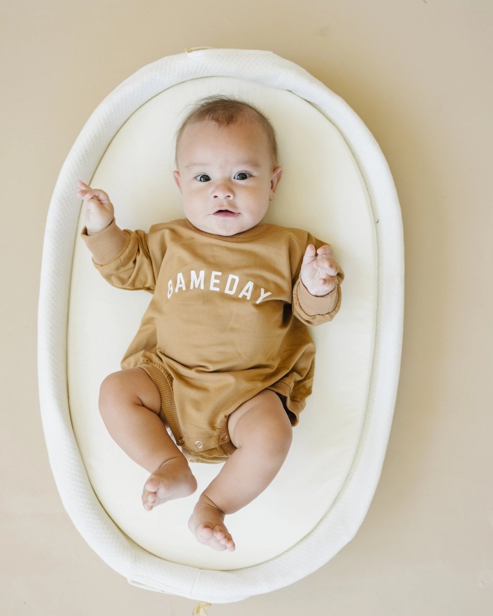 Little Joy Co. Gameday Bamboo Bubble Romper for Babies and Toddlers - Everetts Place Boutique - 
