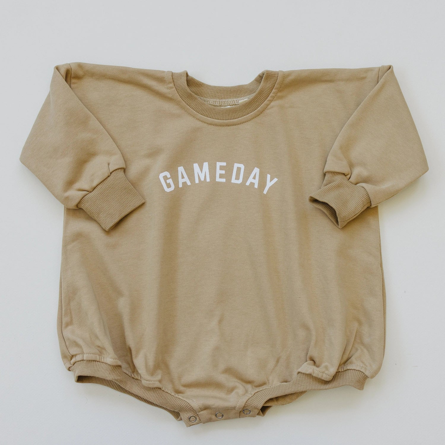 Little Joy Co. Gameday Sweatshirt Romper - 