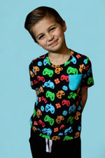 DREAM BIG LITTLE CO GAMER GLOW DREAM POCKET TEEEveretts Place