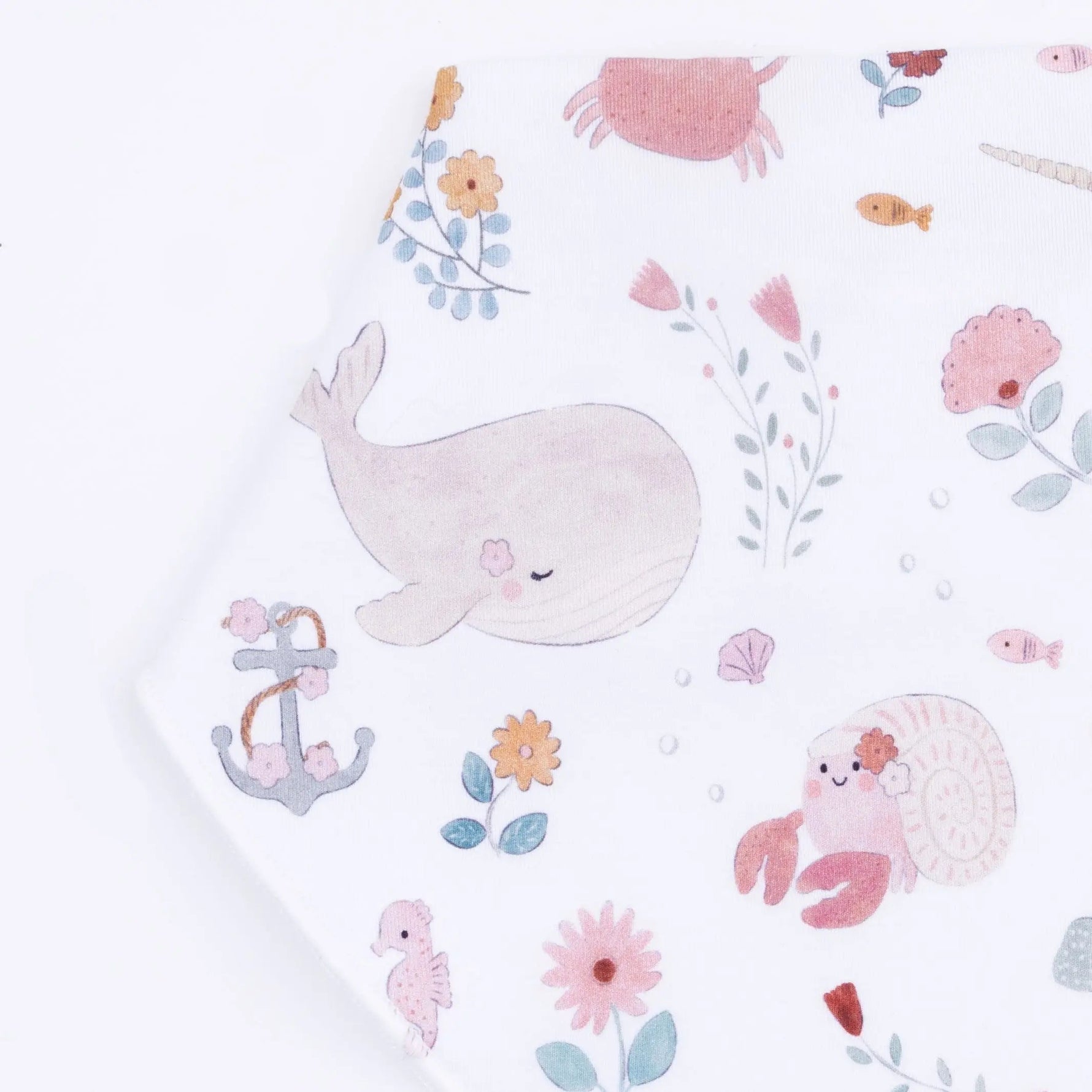 Angel Dear Garden Sea Creatures - Bandana Bib - 