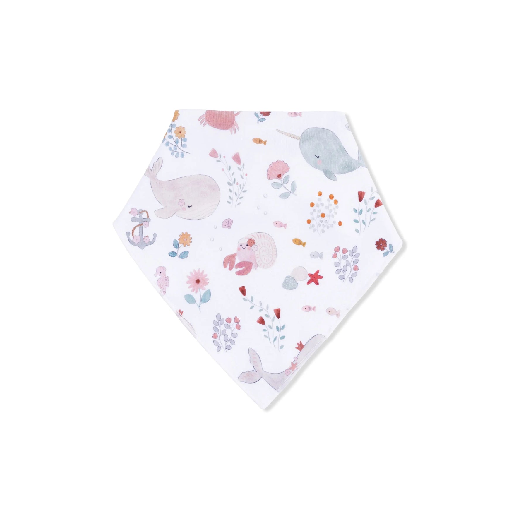 Angel Dear Garden Sea Creatures - Bandana Bib - 
