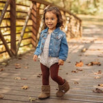 Little Love Bug Co. Genuine Leather The Cozy Boot with Warm Lining for Growing Children - 