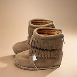 Little Love Bug Co. Genuine Leather The Cozy Boot with Warm Lining for Growing Children - 