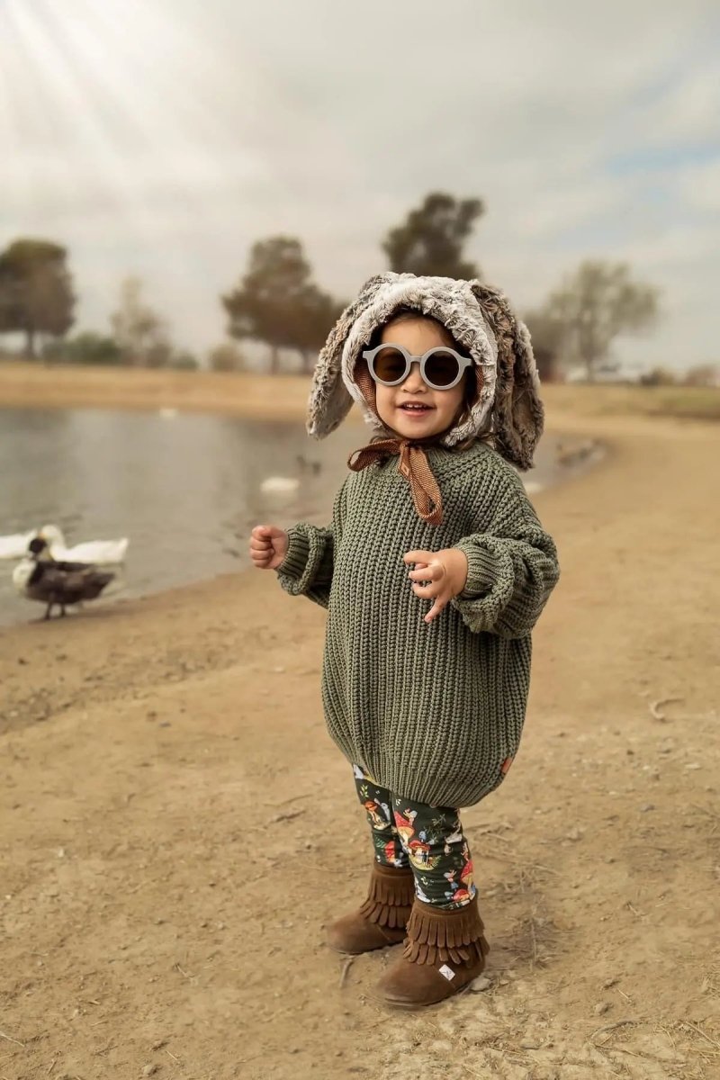 Little Love Bug Co. Genuine Leather The Cozy Boot with Warm Lining for Growing Children - 