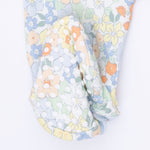 Angel Dear Georgia Floral - 2 Way Ruffle Back Zipper Footie & Headband SetEveretts Place