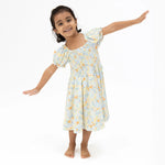 Angel Dear Georgia Floral - Smocked Twirly Dress and Bloomer - 