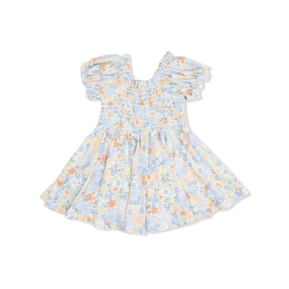 Angel Dear Georgia Floral - Smocked Twirly Dress and Bloomer - 