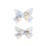 Angel Dear Georgia Floral - Tie Back Romper & 2 Pack Hair Bow Set - 