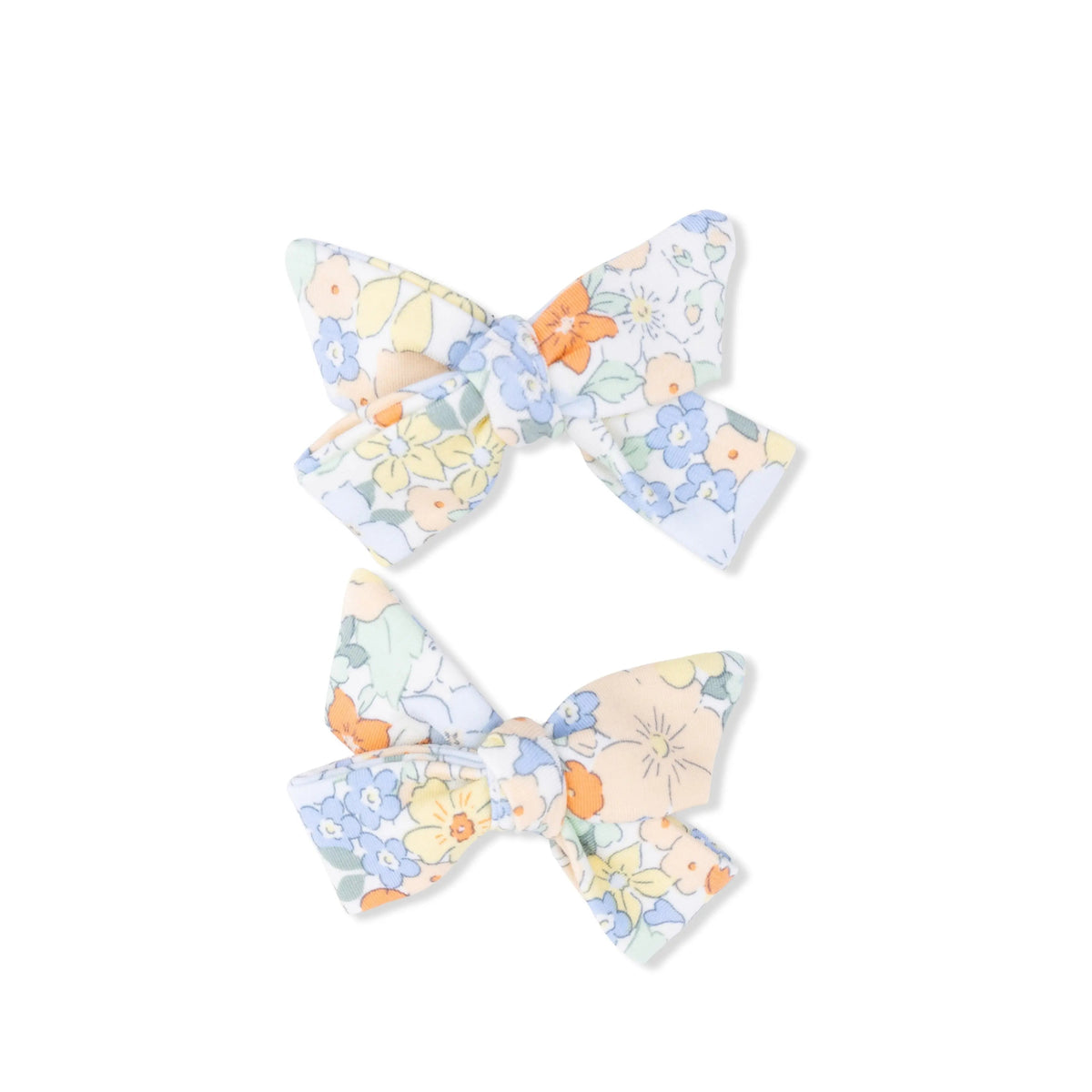 Angel Dear Georgia Floral - Tie Back Romper & 2 Pack Hair Bow Set - 