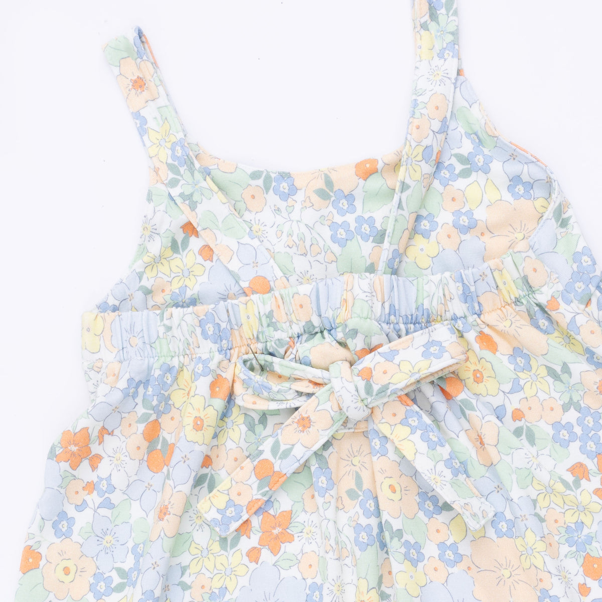 Angel Dear Georgia Floral - Tie Back Romper & 2 Pack Hair Bow SetEveretts Place