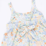 Angel Dear Georgia Floral - Tie Back Romper & 2 Pack Hair Bow SetEveretts Place