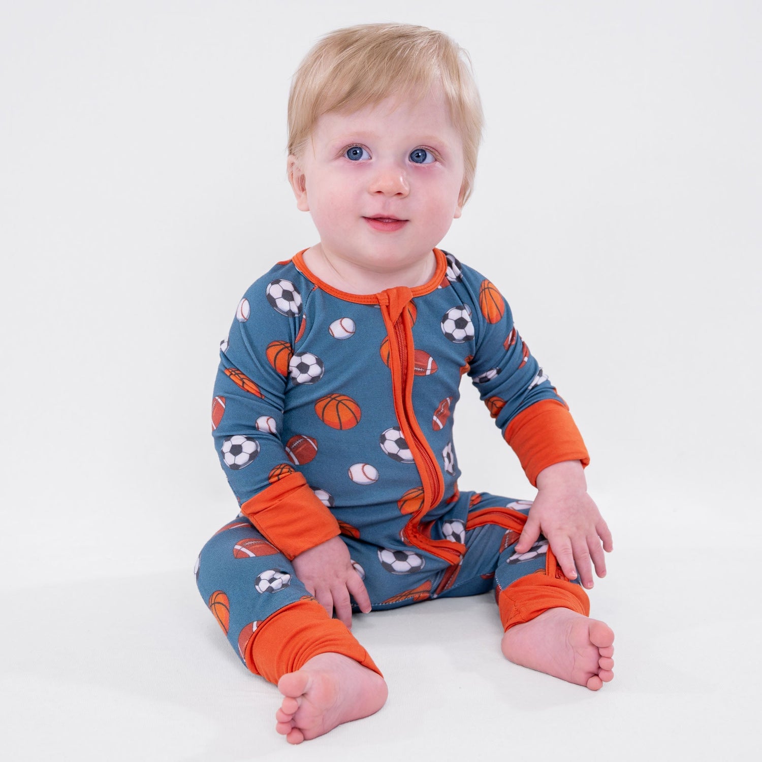 LollyBanks Get Up, It's Gameday Zipper One Piece Pajama