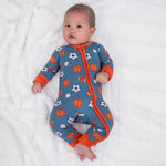 LollyBanks Get Up, It's Gameday Zipper One Piece Pajama