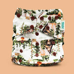 Nature: Essentials Pocket Cloth Diaper with Athletic Wicking Jersey, Grows with your Baby - Everetts Place Boutique - Pocket Diaper