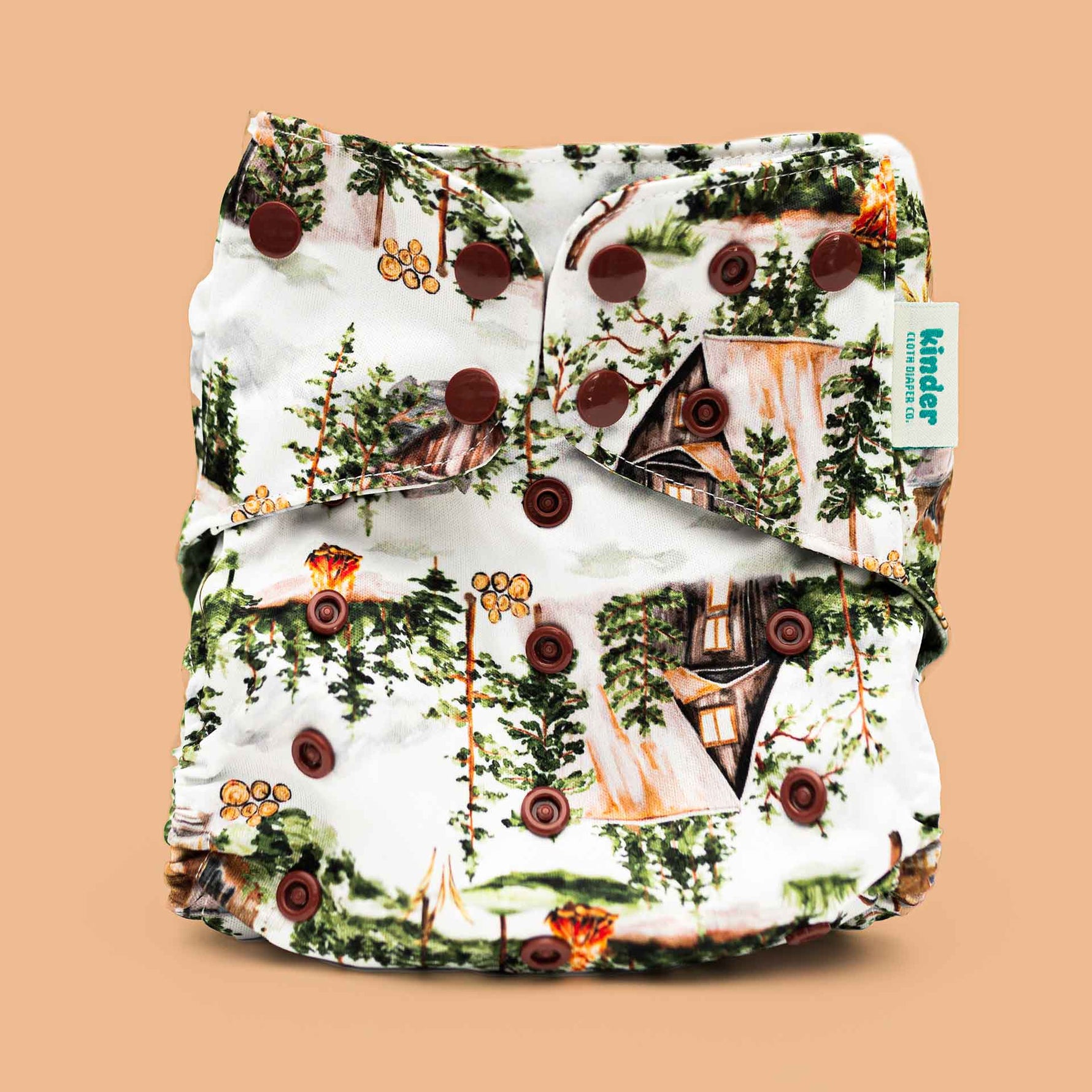 Nature: Essentials Pocket Cloth Diaper with Athletic Wicking Jersey, Grows with your Baby - Everetts Place Boutique - Pocket Diaper