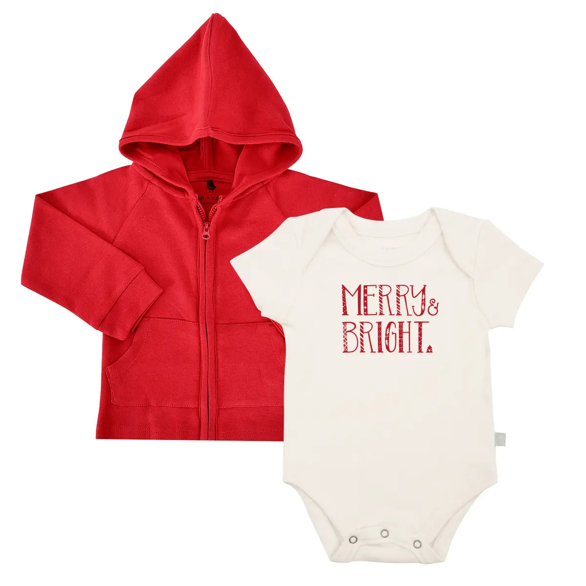 gift set | merry and bright - Sleeve, Red, Hood, Textile, Baby & Toddler Clothing | Everetts Place