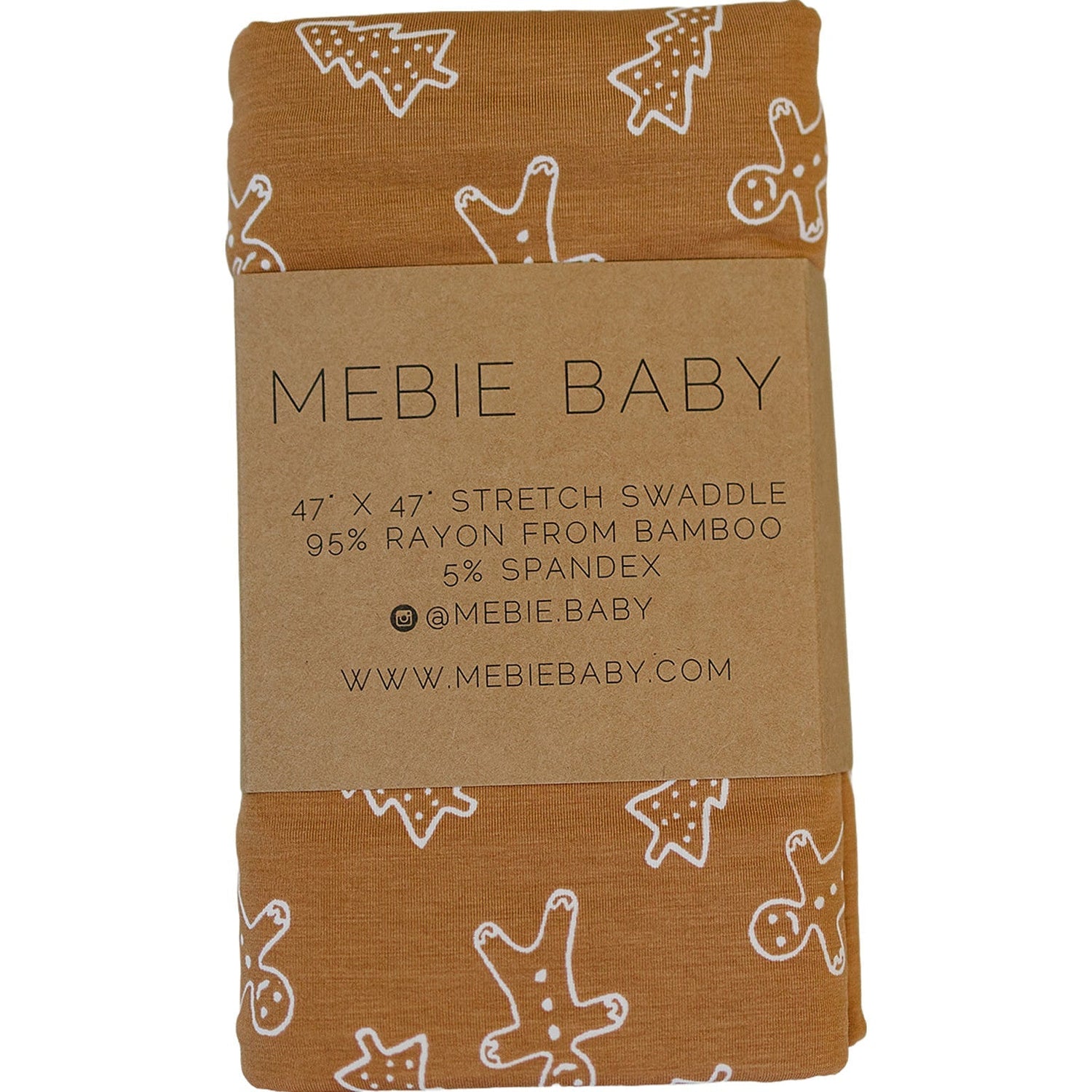 Gingerbread Bamboo Stretch Swaddle - Brown, Baby & Toddler Clothing, Linens, Towel, Scarf | Everetts Place