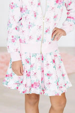 Mila & Rose ® Gingham Bows Ruffle Twirl Skort - 