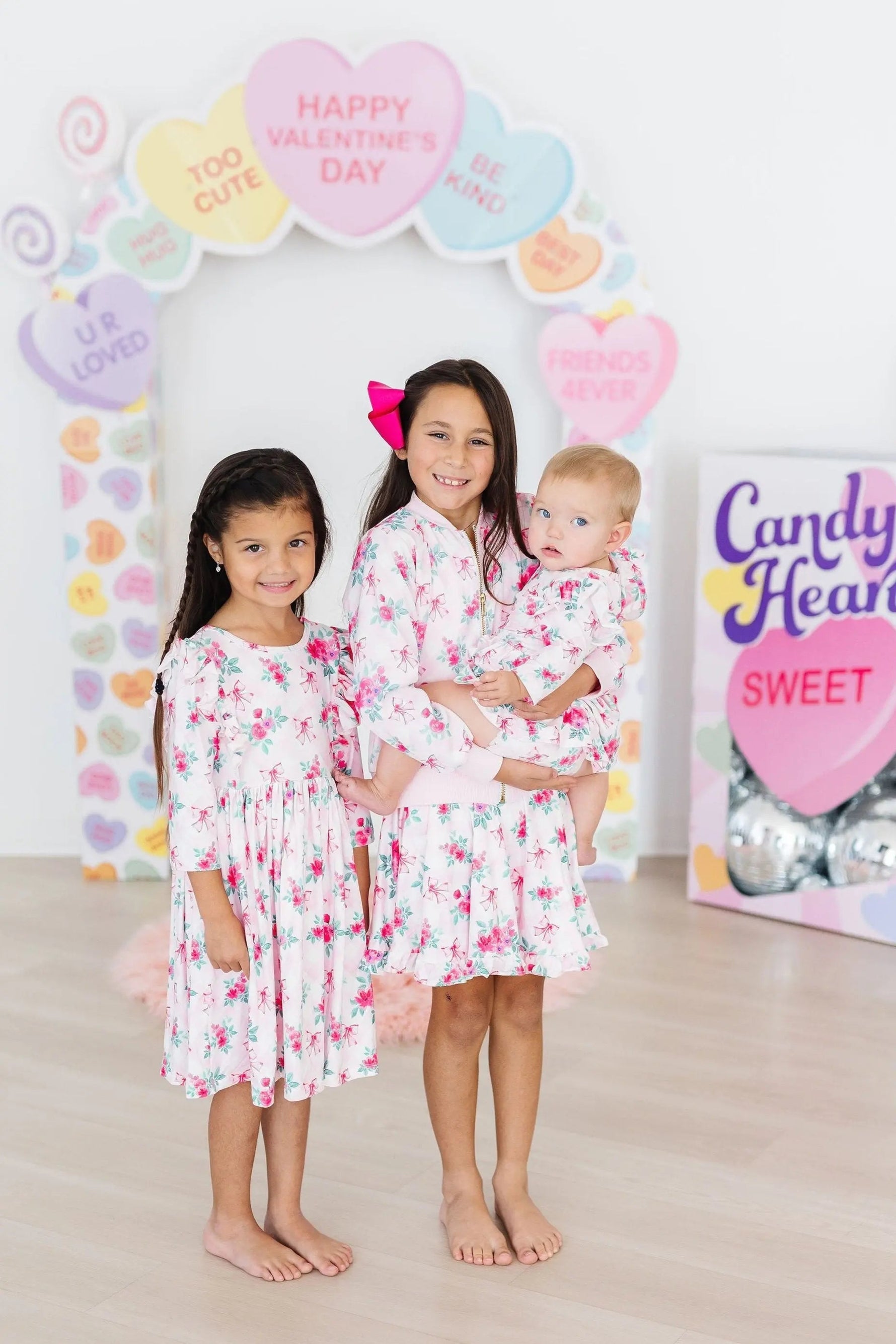 Mila & Rose ® Gingham Bows Satin Jacket - 