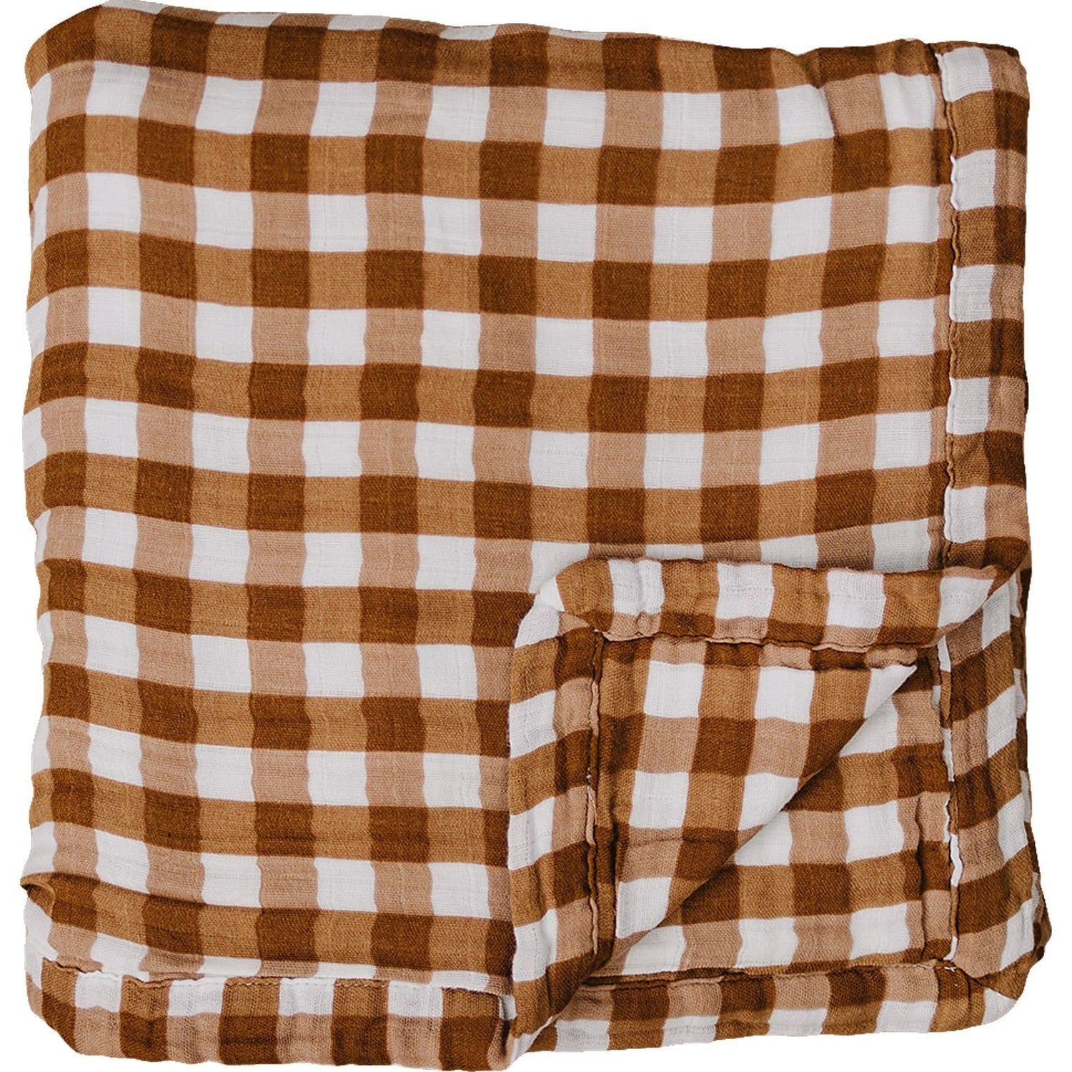 Gingham Muslin Quilt - Linens, Plaid, Teddy bear, Tartan, Blanket | Everetts Place