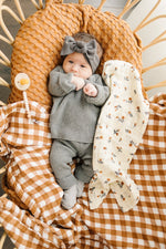 Mebie Baby Gingham Muslin Quilt - 
