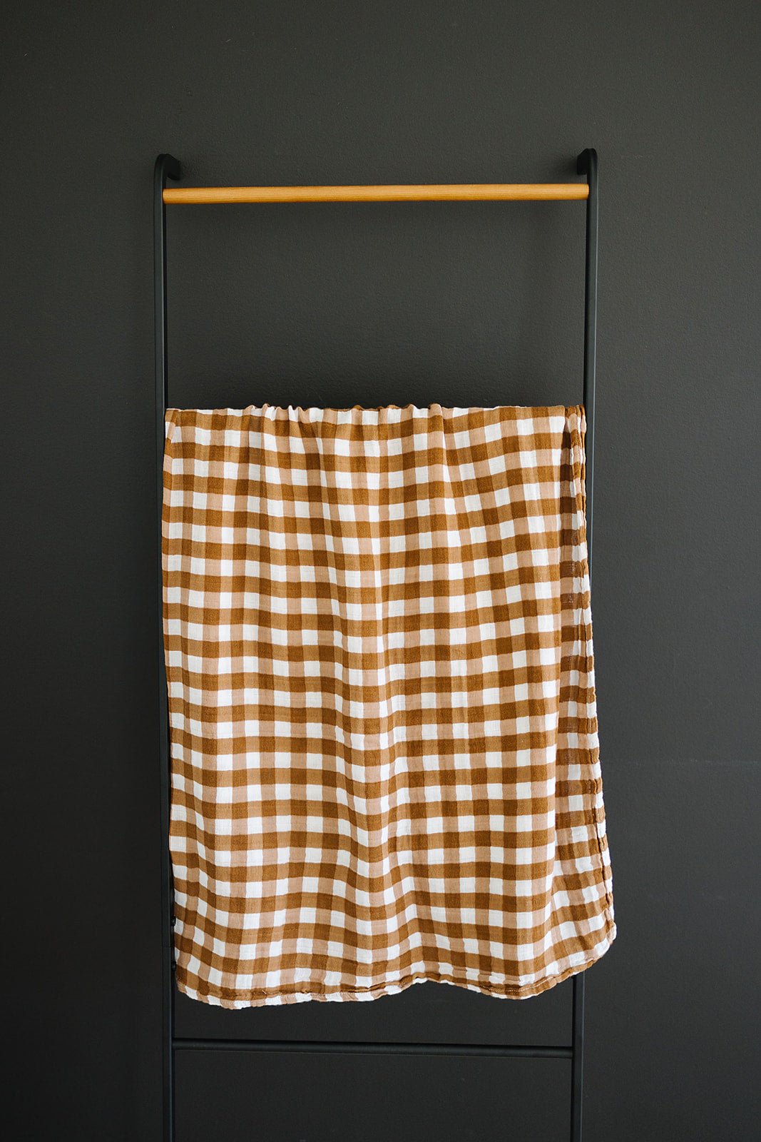 Mebie Baby Gingham Muslin Swaddle Blanket - 