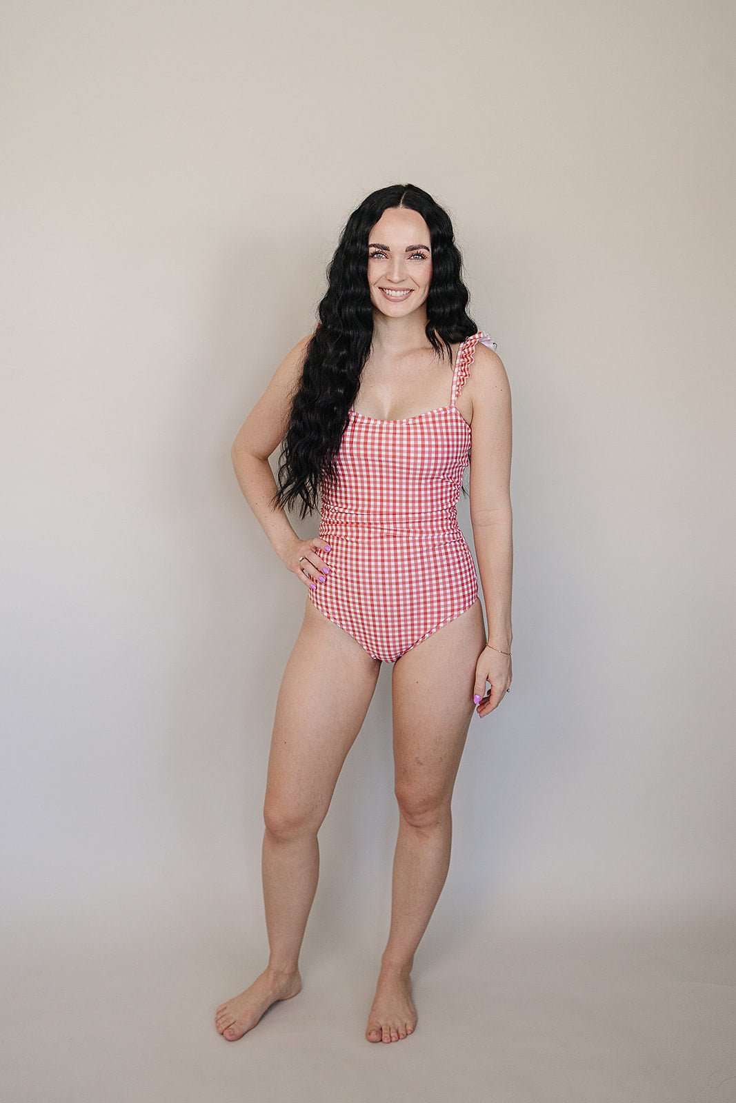 Mebie Baby Gingham Women’s One - Piece - 