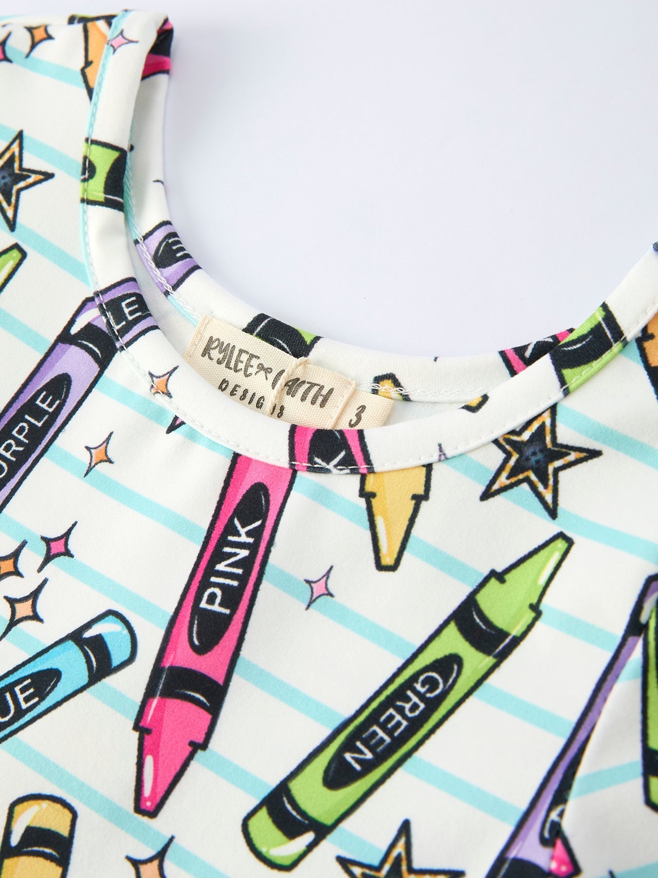 Rylee Faith Designs Girl Back To School Pencil Print DressEveretts Place