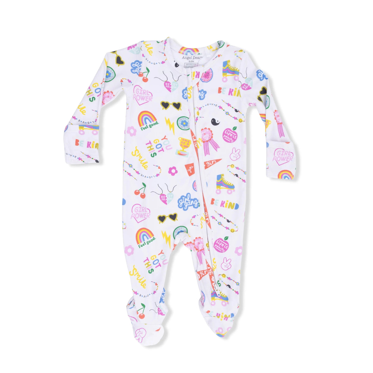 Angel Dear Girl Power - 2 Way Zipper Footie - 