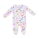 Angel Dear Girl Power - 2 Way Zipper Footie - 