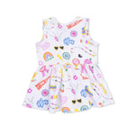 Angel Dear Girl Power - Peplum Tank Top and Bike Short - 
