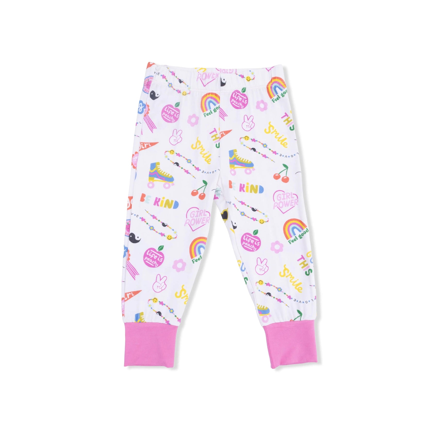 Angel Dear Girl Power - Short Sleeve Loungewear Set - 