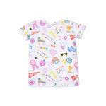 Angel Dear Girl Power - Short Sleeve Loungewear Set - 