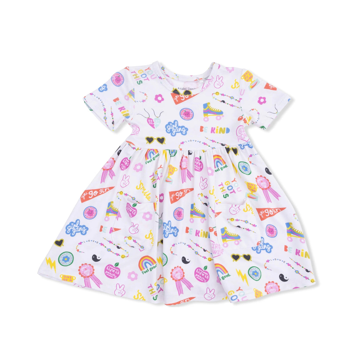 Angel Dear Girl Power - Twirly Dress with Cartwheel Short - 