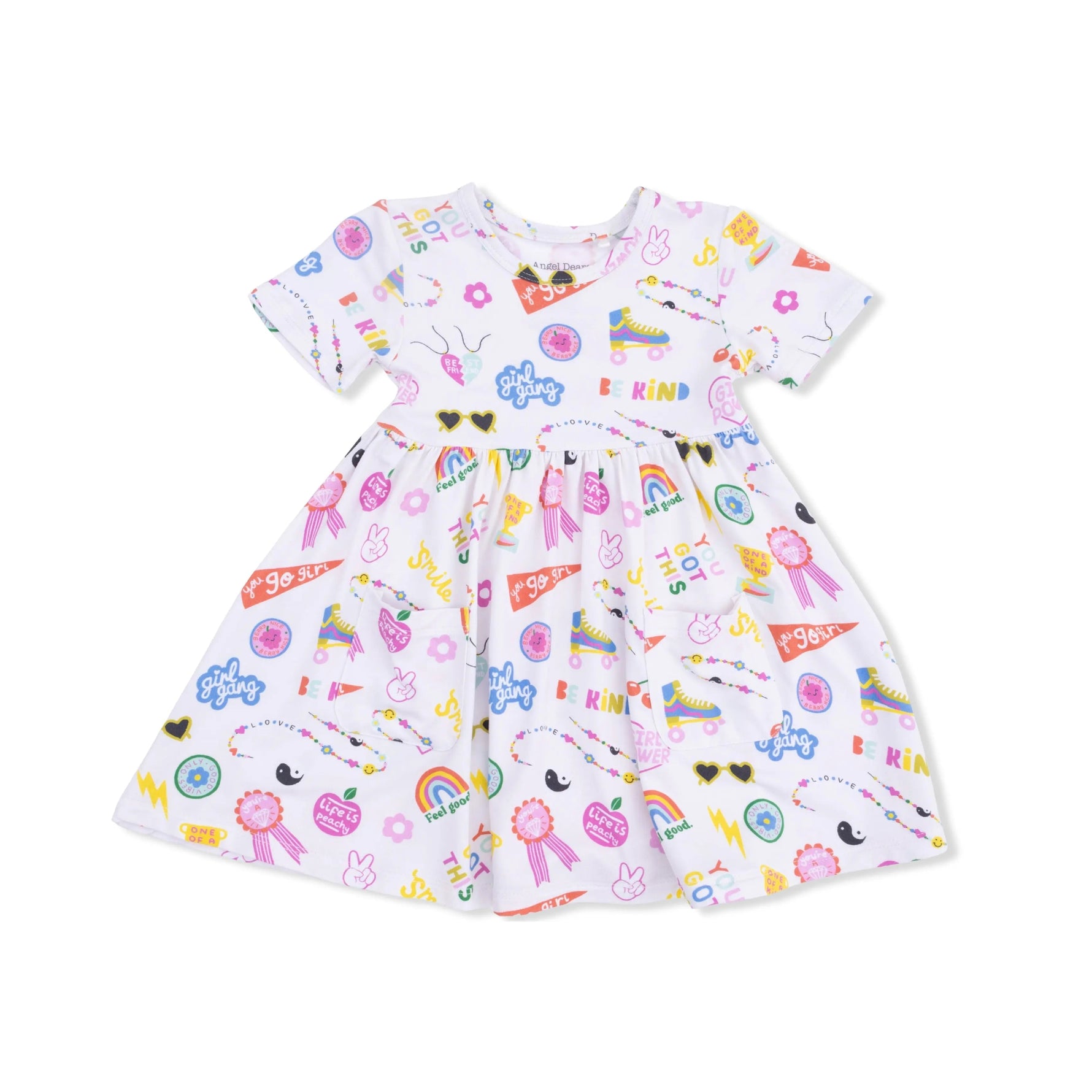 Angel Dear Girl Power - Twirly Dress with Cartwheel Short - 