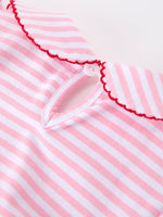 Rylee Faith Designs Girls Back To School Apple Applique Twirl Dress Ruffle Petal CollarEveretts Place
