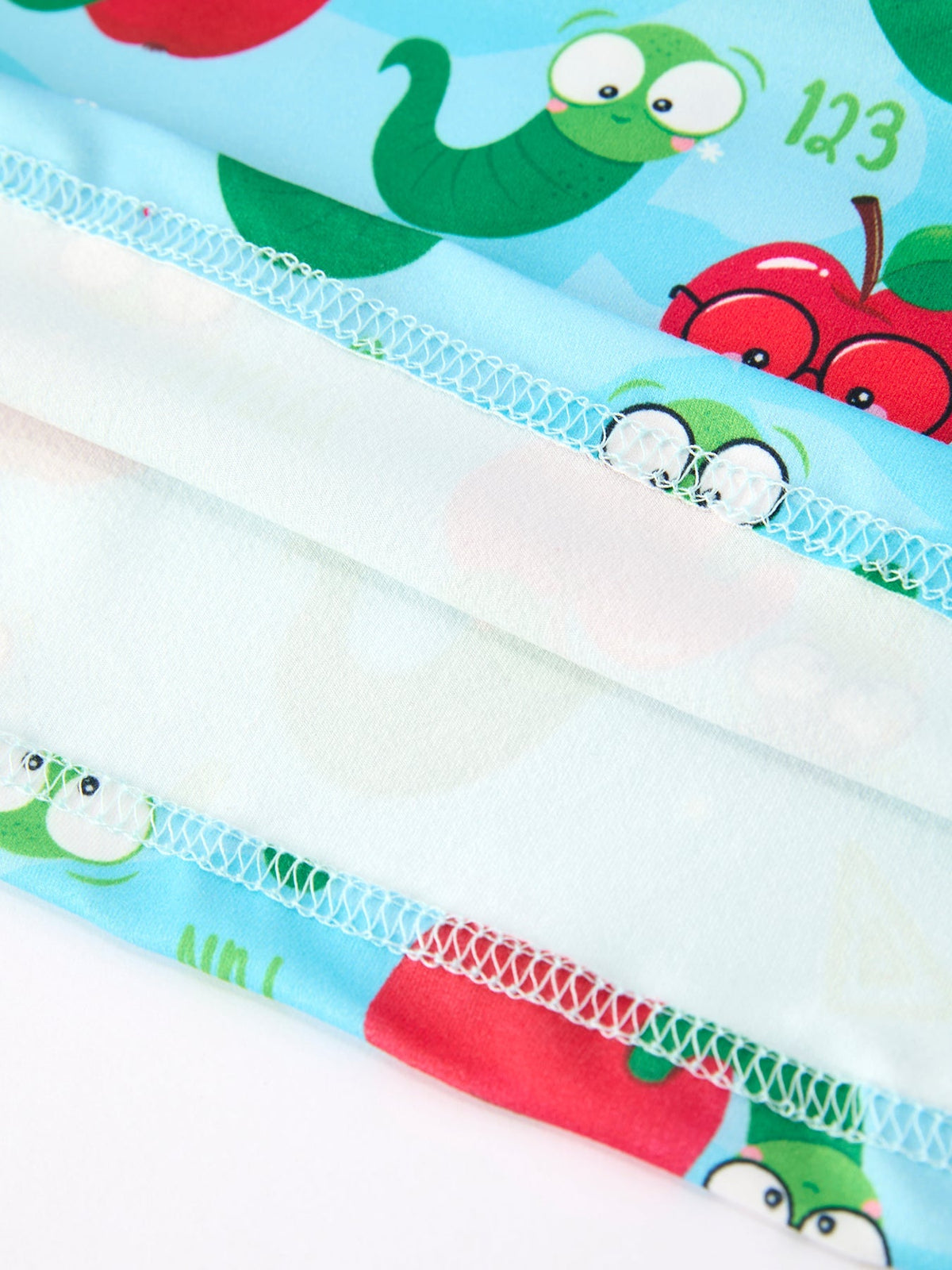 Rylee Faith Designs Girls Back To School Apple Worm Twirl Dress Ruffle Color Block