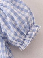 Rylee Faith Designs Girls Back to School Smocking Pencil Apple Embroidered Plaid DressEveretts Place