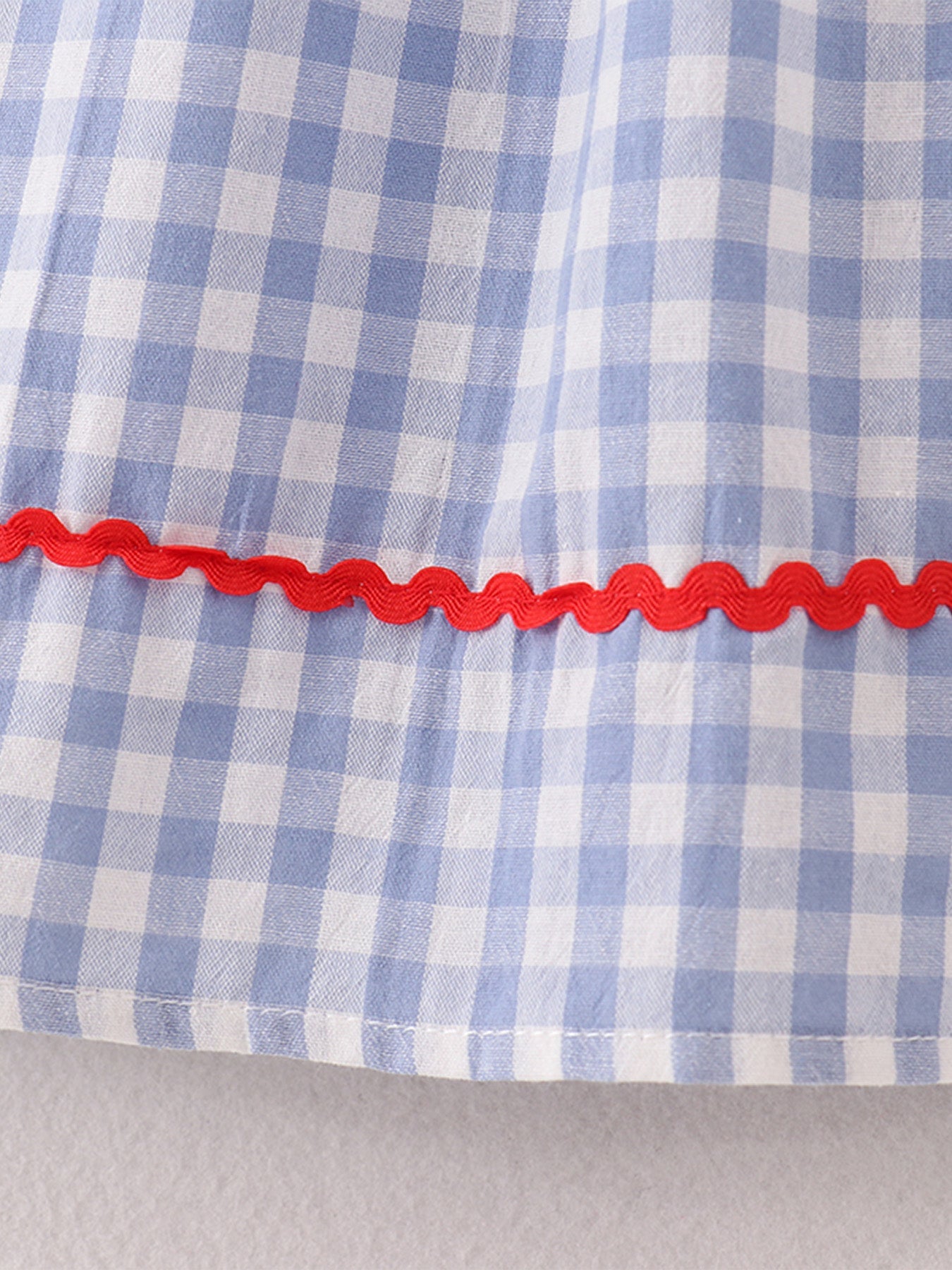 Rylee Faith Designs Girls Back to School Smocking Pencil Apple Embroidered Plaid DressEveretts Place