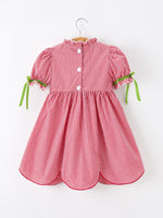 Rylee Faith Designs Girls Back To School Worm Plaid Twirl Dress SmockedEveretts Place