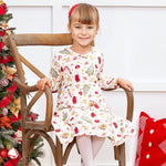 Tesa Babe Girls’ Christmas Dress – Bamboo Holiday Tiered Twirl DressEveretts Place