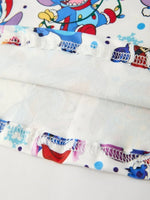 Rylee Faith Designs Girls Christmas Dress With Tree Character Print Festive - Everetts Place Boutique - 