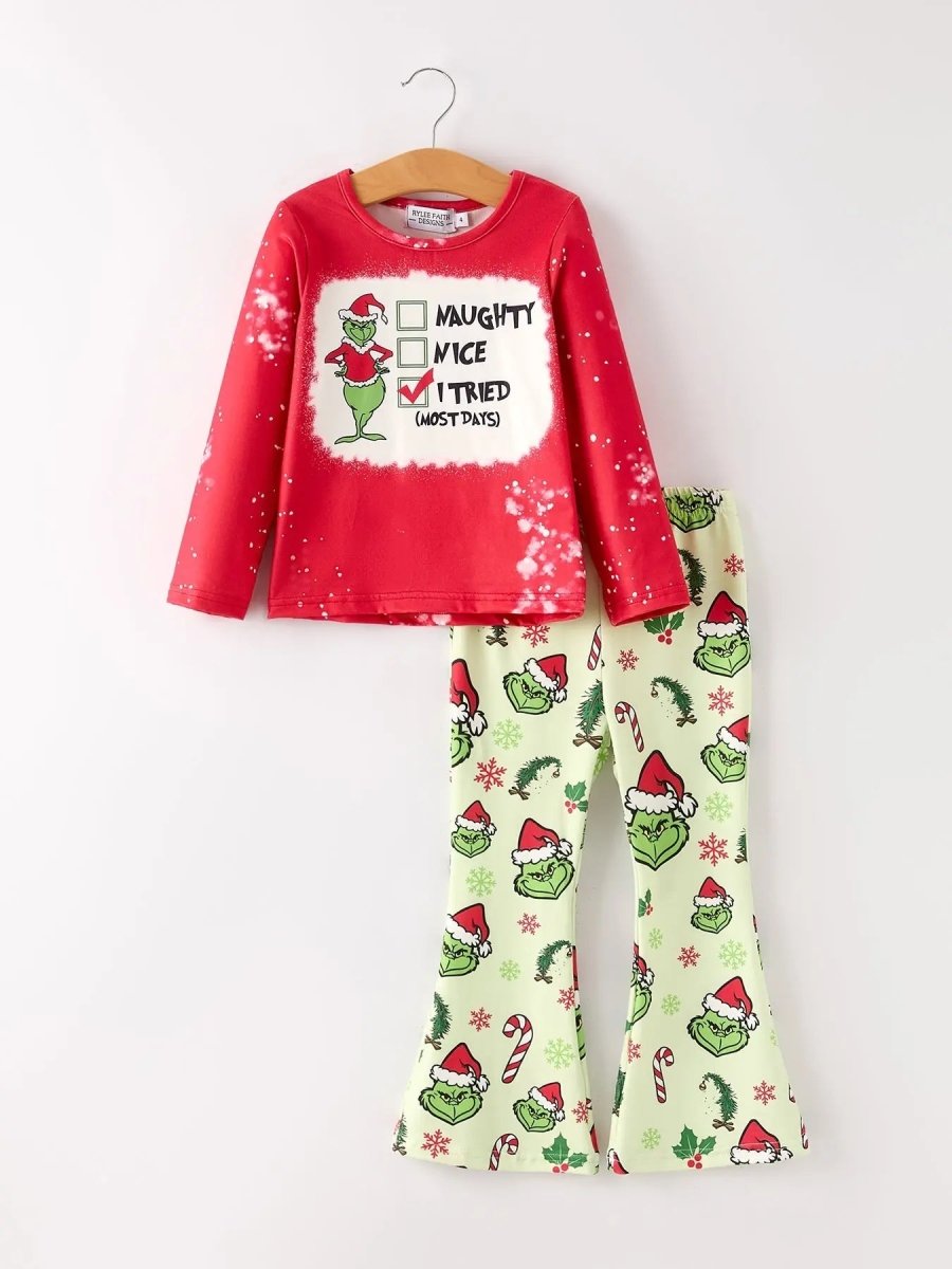 Rylee Faith Designs Girls Christmas Holiday Set Cozy Festive Wear Rylee Faith - Everetts Place Boutique - 