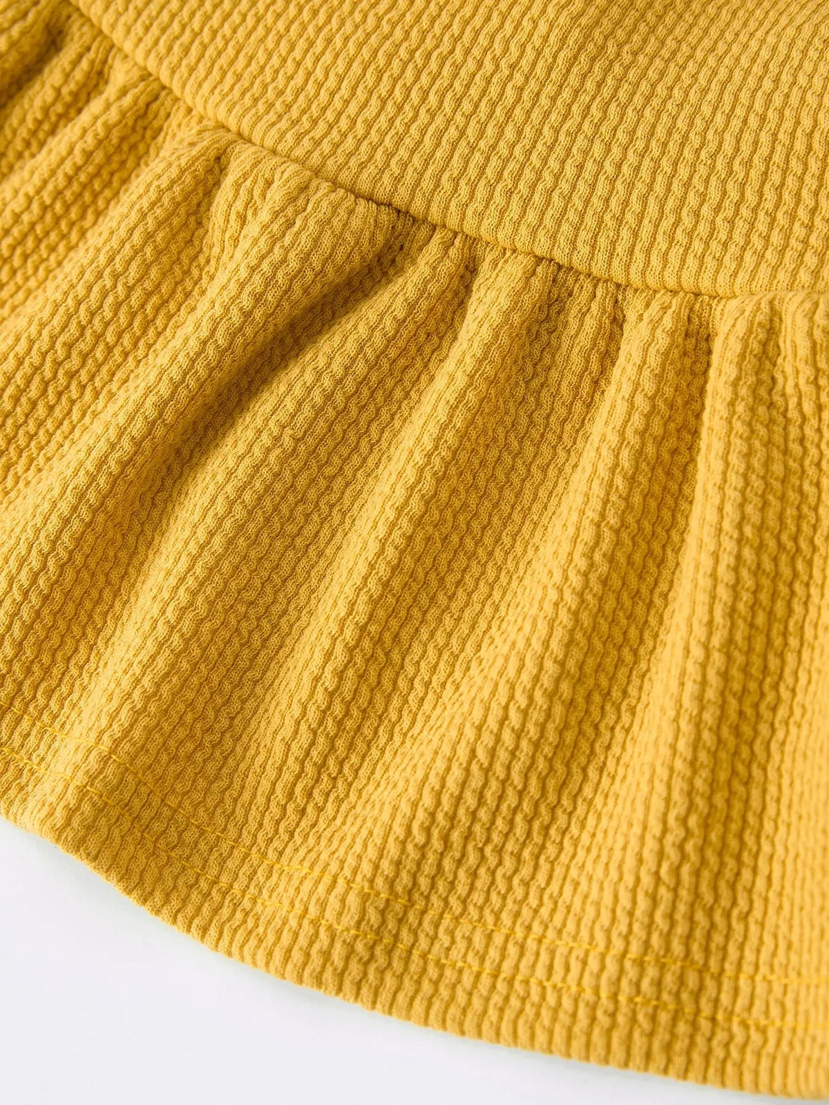 Rylee Faith Designs Girls Daisy and Mustard Yellow Dress 2 - piece Set - 