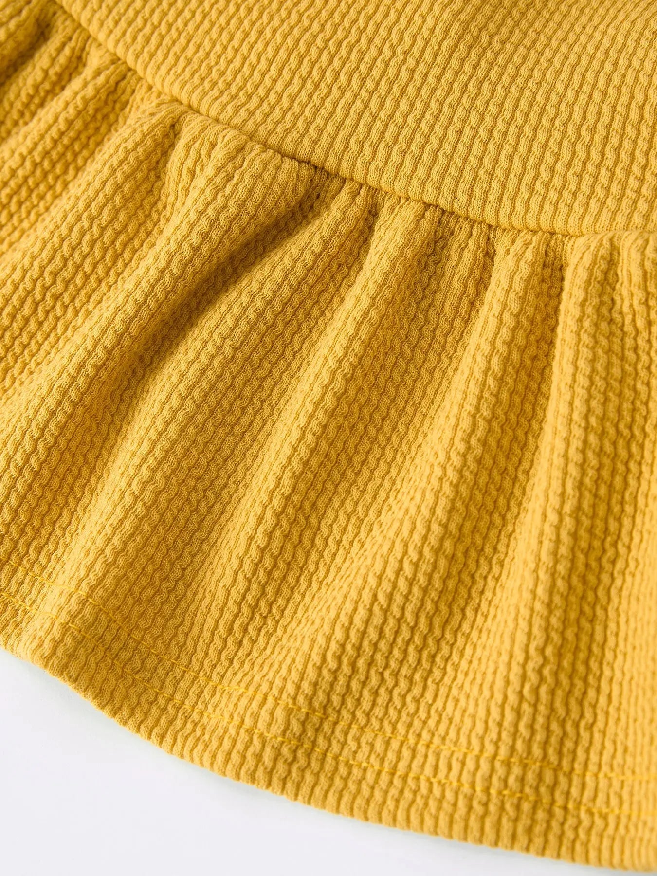 Rylee Faith Designs Girls Daisy and Mustard Yellow Dress 2 - piece Set - 